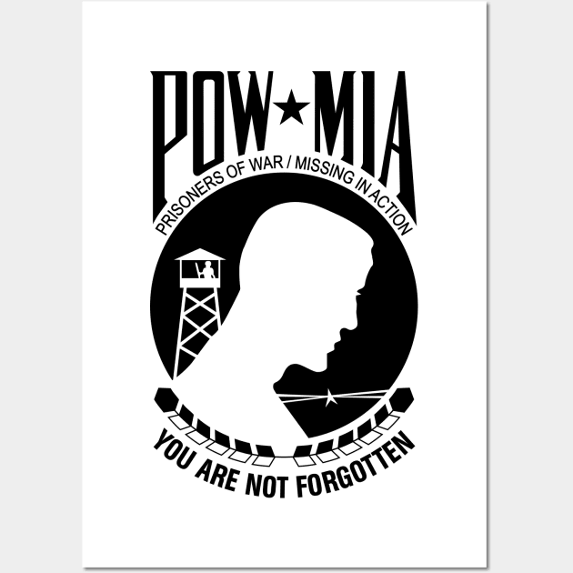 Mod.4 POW-MIA Pisioners of War Missing in Action Wall Art by parashop